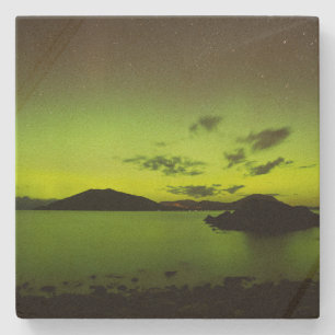 Illuminating Aurora Stone Coaster