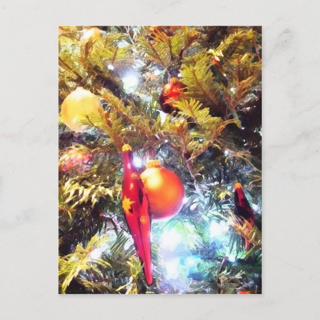 Illuminating Ornaments Postcard (Front)