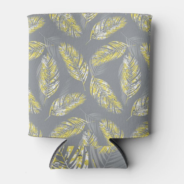Illuminating Toucans: Marbling Tropical Can Cooler (Front)