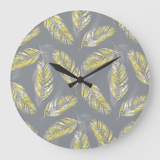 Illuminating Toucans: Marbling Tropical Large Clock (Front)
