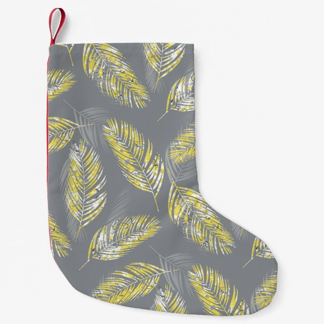 Illuminating Toucans: Marbling Tropical Small Christmas Stocking (Front)