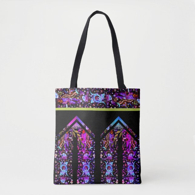 Illumination Chartreuse Tote Bag (Front)