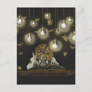 "Illumination" collectable postcard