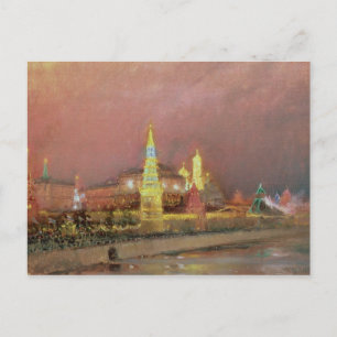 Illumination in the Kremlin, 1896 Postcard