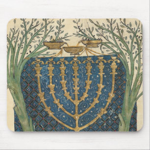 Illumination of a menorah, from mouse mat