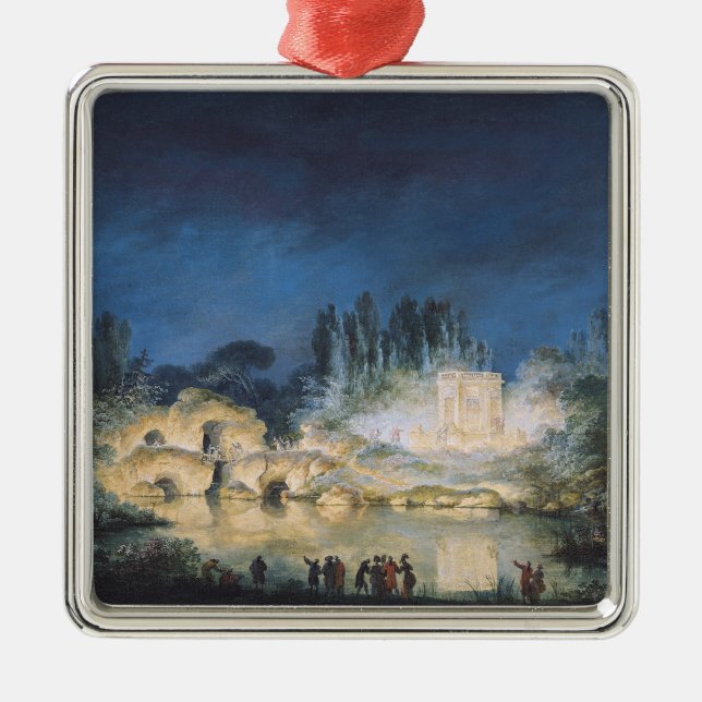 Illumination of the Belvedere at the Metal Tree Decoration (Front)