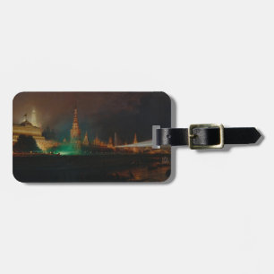 Illumination of the Kremlin, 1883 (oil on canvas) Luggage Tag