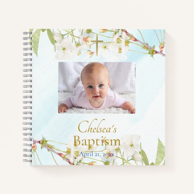 Illumination Orthodox Christian Baptism Notebook (Front)