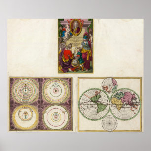 Illus Title Page Solar system, Charte vom Globo Poster