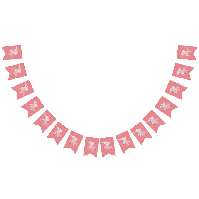 illusima Ballerina Elephant  Peach Bunting (All)
