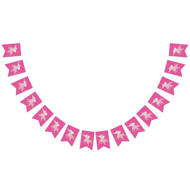 illusima Ballerina Elephant  Pink Bunting (All)