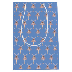 illusima Ballerina Fairy Blue Medium Gift Bag