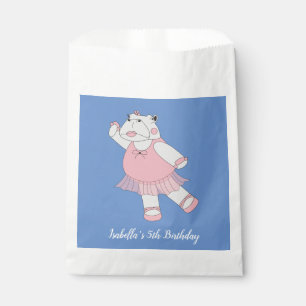illusima Ballerina Hippo Blue Favour Bags