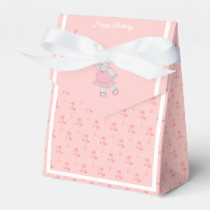 illusima Ballet Hippo Pink Tulips Birthday Gift/ Favour Box