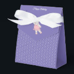 illusima Ballet Hippo Purple Birthday Gift Box/ Favour Box<br><div class="desc">illusima Ballerina Hippo White Ribbon Purple Birthday Party Gift Box/ Favour Box. Perfect for a child's themed birthday party.</div>