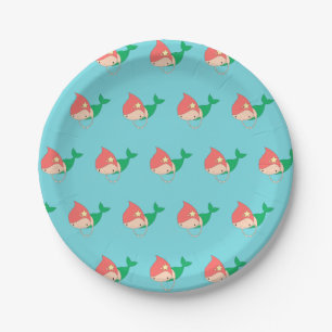 illusima Cotton Candy Mermaid Paper Plate