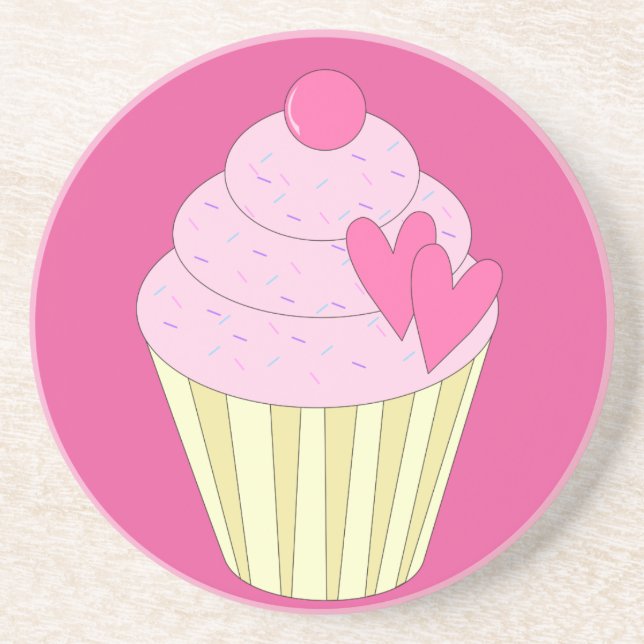 illusima Decorated Cupcake Coaster (Front)
