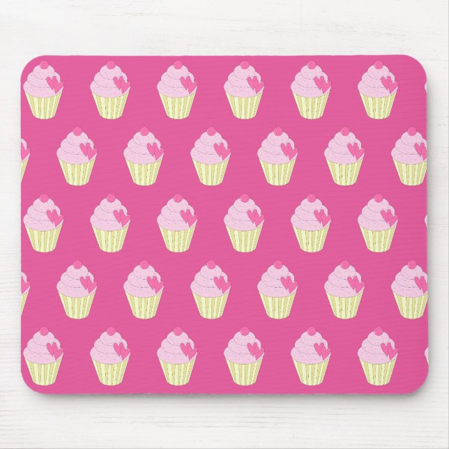 illusima Decorated Cupcake Mouse Mat (Front)
