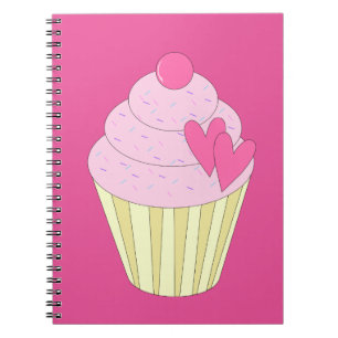 illusima Decorated Cupcake Notebook