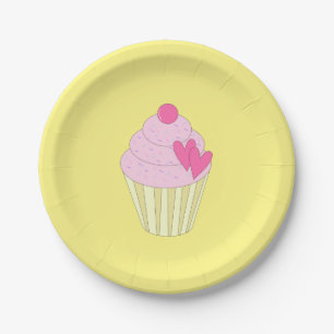 illusima Design Yellow Paper Plate
