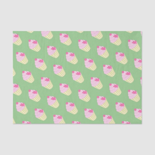 illusima Green Tissue Paper (Front)