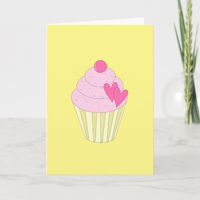 illusima Yellow Greeting Card (Front)