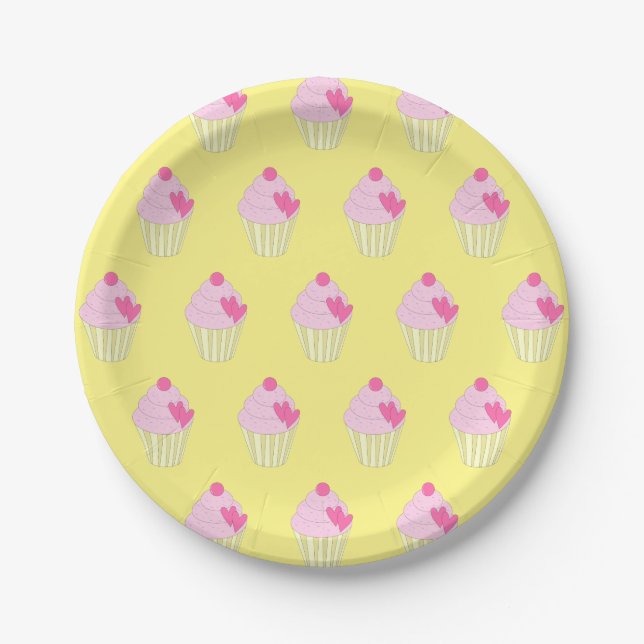 illusima Yellow Paper Plate (Front)