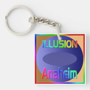 "ILLUSION Anaheim" Keychain! Key Ring