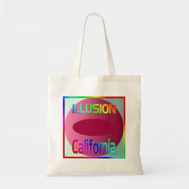 "ILLUSION California" Bag! Tote Bag (Front)