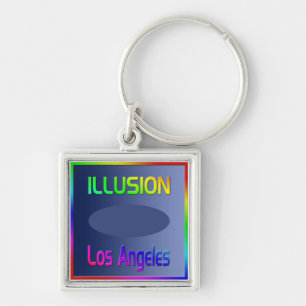 "ILLUSION Los Angeles" Keychain! Key Ring