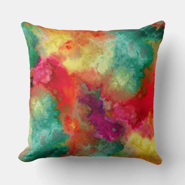  Illusion of Abstract Clouds Cushion (Front)