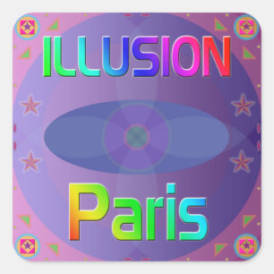 "ILLUSION Paris" Sticker