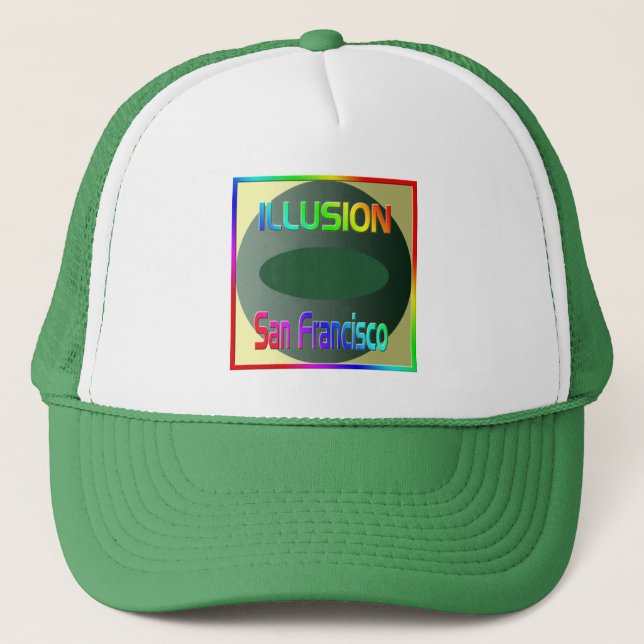 "ILLUSION San Francisco" Hat! Trucker Hat (Front)