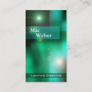 Illusions - Lighting Director Tech Lighting Design Business Card