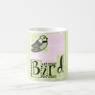 Illustrated Bird Coffee Mug