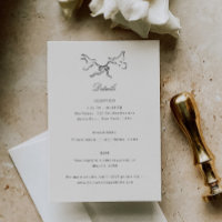 Illustrated Birds Whimsical Wedding Details