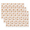 Illustrated Brown White Smiling Smore Pattern