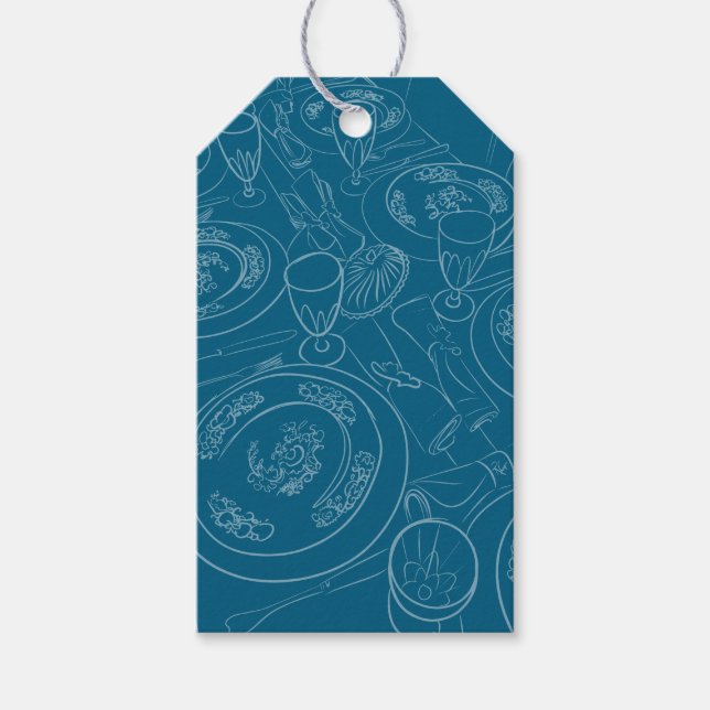Illustrated Brunch Gift Tag (Front)