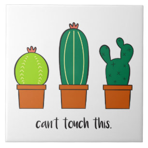 Illustrated Cactus Tile
