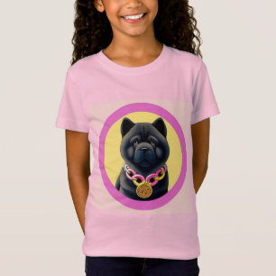 Illustrated Chow Chow Dog T-Shirt