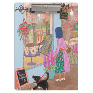 Illustrated Clipboard – Colorful Pattern Design