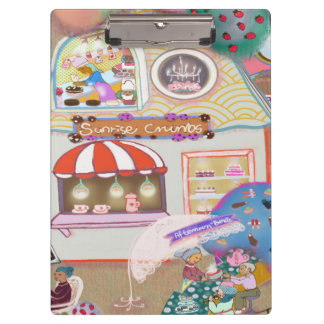 Illustrated Clipboard – Colorful Pattern Design