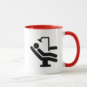 Illustrated Dentist chair and tooth Mug