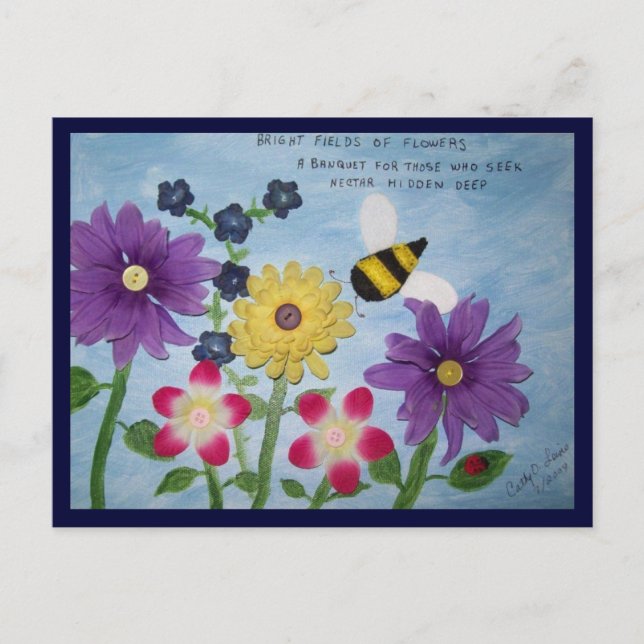 Illustrated Haiku postcard (Front)