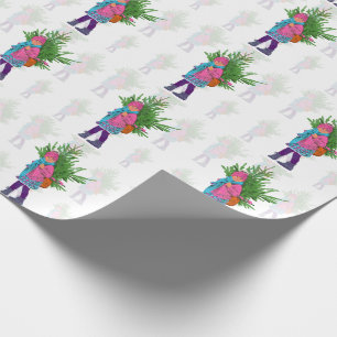 Illustrated Holiday Wrapping Paper