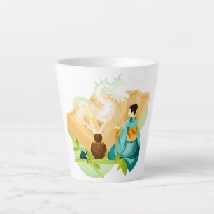 Illustrated Japanese Tea Ceremony, Dragon Latte Mug