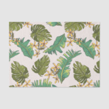 Illustrated Jungle Leaves Pattern