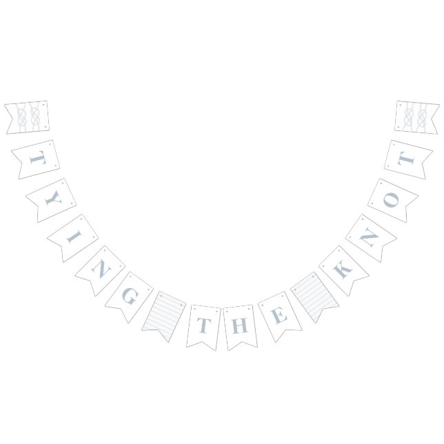 Illustrated Knot Bunting Banner Flags - Blue (All)