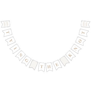 Illustrated Knot Bunting Banner Flags - Tan