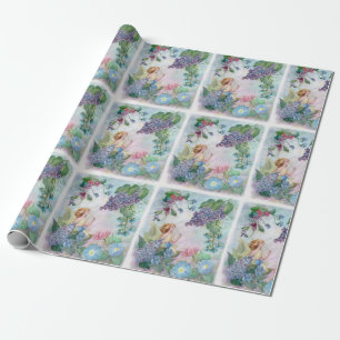 Illustrated Lilac Faerie Wrapping Paper